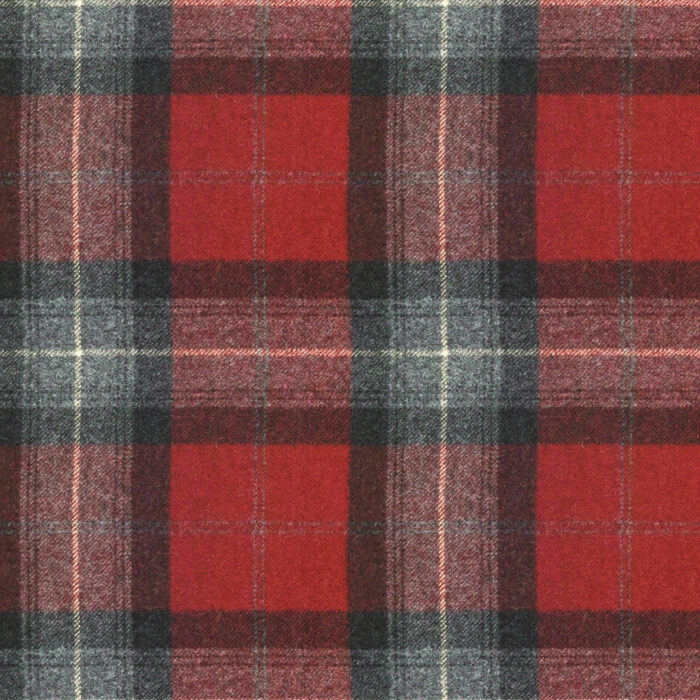 Skye Check design in Red by Moon.