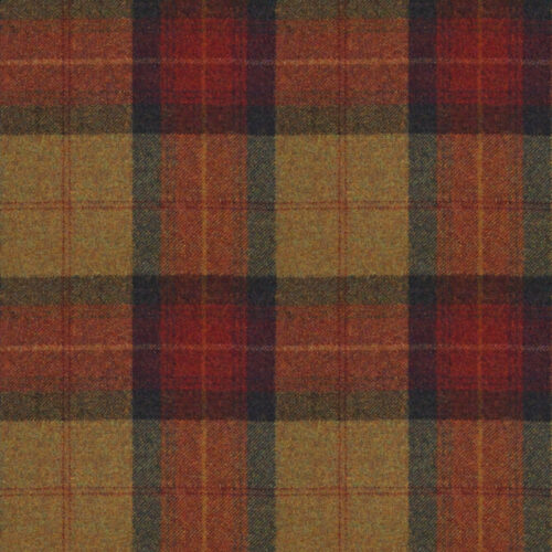 Skye Check design in Claret by Moon.