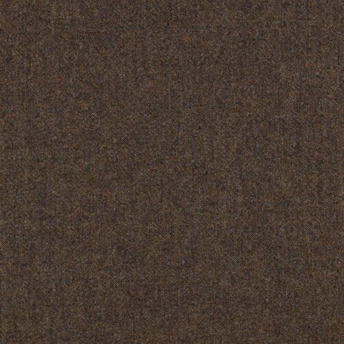 Merino Lambswool Plain Weave in Mid Brown by Moon.