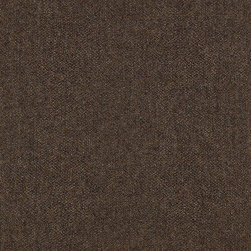 Merino Lambswool Plain Weave in Mid Brown by Moon.