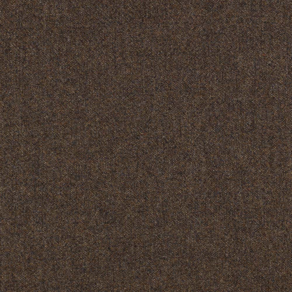 Merino Lambswool Plain Weave in Mid Brown by Moon.