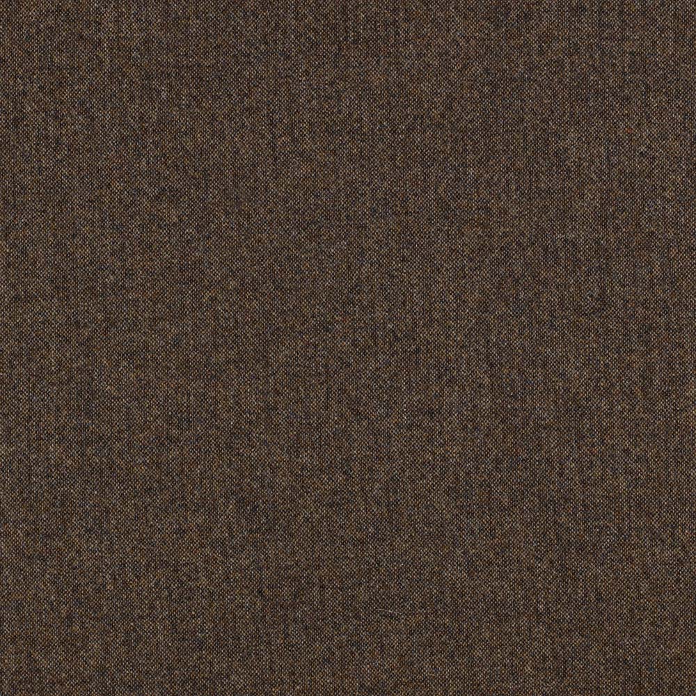 Merino Lambswool Plain Weave in Mid Brown by Moon.