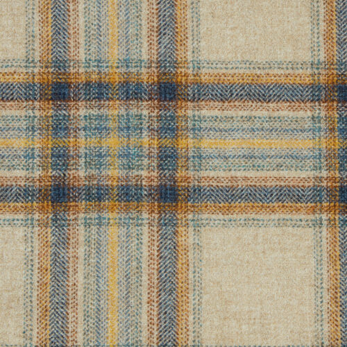 Wentworth Check design in natural/denim