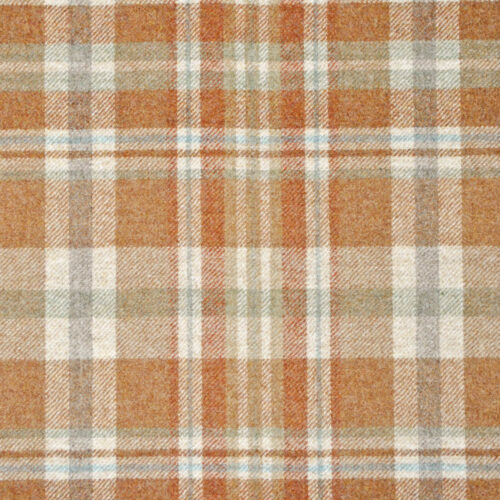 Glen Coe design in Rust and Aqua by Moon.