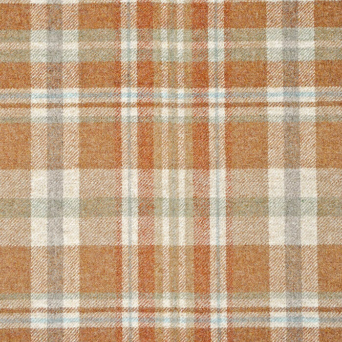 Glen Coe design in Rust and Aqua by Moon.