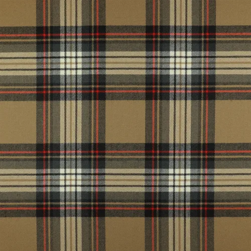 Camel Stewart Worsted tartan