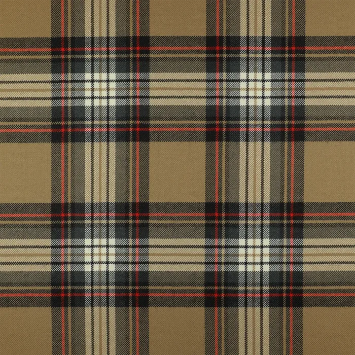 Camel Stewart Worsted tartan